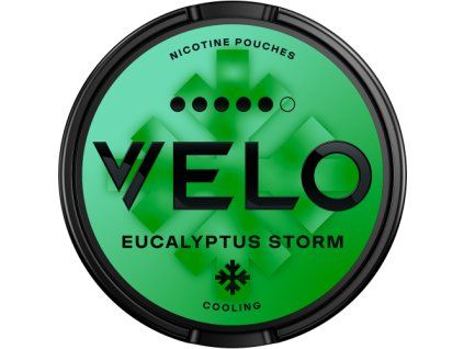 Nikotinové sáčky VELO Eucalyptus Storm 10,9 mg (Intense)