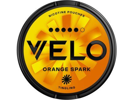 Nikotinové sáčky VELO Orange Spark 10,9 mg (Intense)