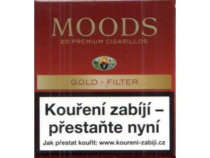 Doutníky Moods 5 premium cigarillos GOLD filter