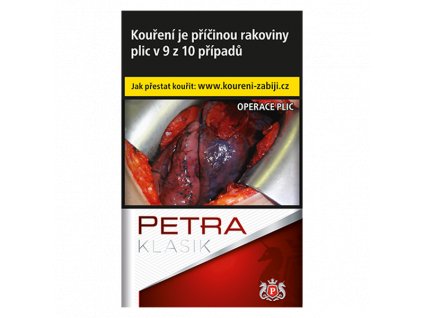 Petra klasik červená karton