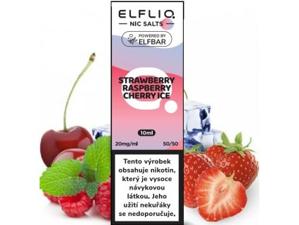 Liquid ELFLIQ Nic SALT Strawberry Raspberry Cherry Ice 10ml