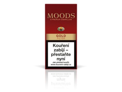 Doutníky Moods 5 premium cigarillos GOLD filter