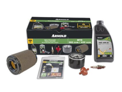 Arnold ASK 11 - servisní sada pro motory CubCadet / MTD / Riwall PRO / WOLF-Garten 382 / 439 ccm s tlakovým mazáním