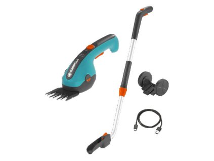 GARDENA ClassicCut nůžky na trávu - sada (včetně teleskopické násady a koleček)