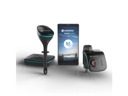 GARDENA smart - startovací sada (vstupní brána + senzor + zavlažovací počítač)