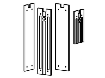 Scheppach - plastová vodítka (4 ks) pro HL 1200 / HL 1500