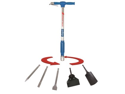 Scheppach AERO 2 SPADE - pneumatický multifunkční nástroj 5v1