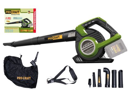 Procraft VB20 - akumulátorový vysavač listí (bez baterie a nabíječky)