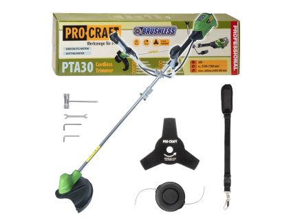Procraft PTA30 - akumulátorový křovinořez (bez baterie a nabíječky)