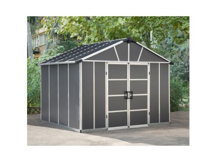 Palram - Canopia Yukon 11' x 9' antracit - heavy duty prostorný domek s možností dalšího rozšíření (základní modul)