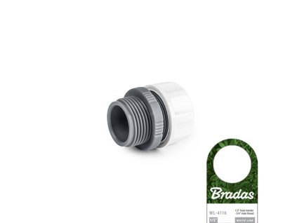 Hadicová přípojka 1/2" s redukcí na vnitřní závit 3/4"