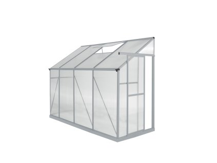Zahradní skleník ke zdi 290x125x216cm / 3,6m2 + základna zdarma