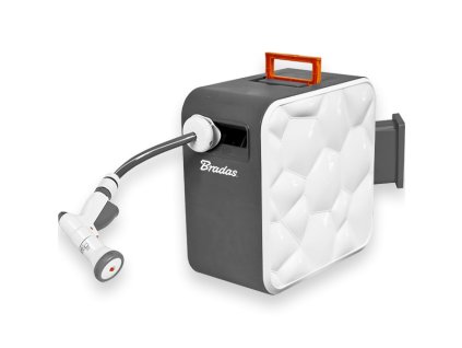 Zalévací komplet BRADAS White Line - automatický samonavíjecí buben 1/2" - 30m