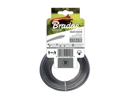 Žací struna BRADAS Ripper Dual 2 mm x 50 m kulatá