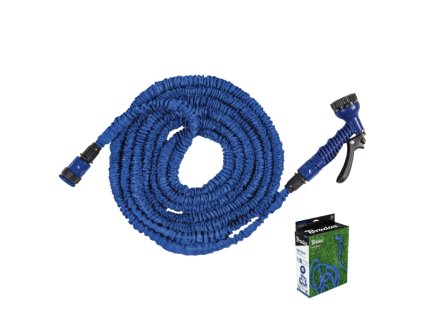 Komplet flexibilní zahradní hadice TRICK HOSE 5-15 m - modrá