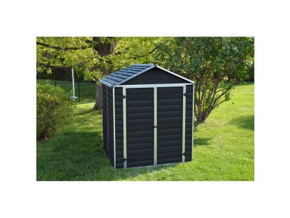 Palram - Canopia Skylight 6x5 antracit - zahradní domek (vráceno z rozvozu, poškozený obal)