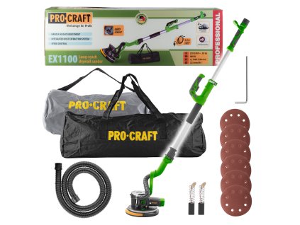 8617 bruska na sadrokarton s vysavacem procraft ex1100 ex1100