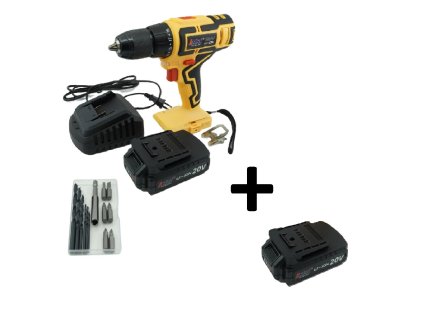 59782 aku vrtacka 20v 2 0ah v kufru ae2v20a 201 bmc aku baterie li ion 20v 2 0ah ae2b2020