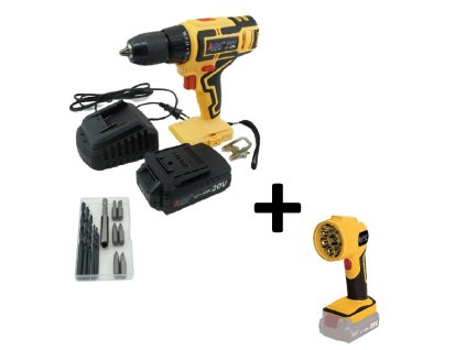 60682 aku vrtacka 20v 2 0ah v kufru ae2v20a 201 bmc led vypinac svetlo a 99 2201