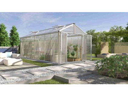 skleník VITAVIA ZEUS COMFORT 15700 PC 10 mm stříbrný LG463