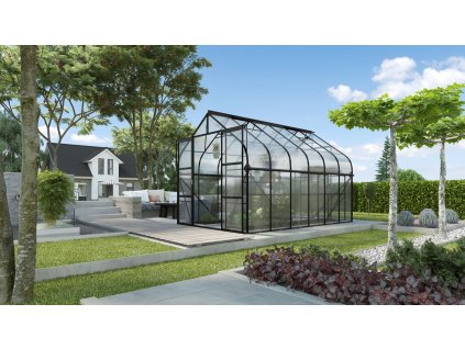 skleník VITAVIA DIANA 9900 PC 4 mm černý LG4234  + základna VITAVIA DIANA 9900 černá LG4253