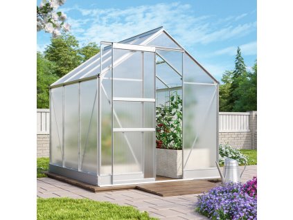 skleník VITAVIA APOLLO 3800 PC 4 mm stříbrný LG4392