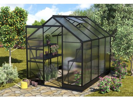 skleník VITAVIA APOLLO 5000 PC 4 mm černý LG4403