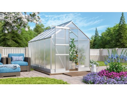 skleník VITAVIA APOLLO 6200 PC 4 mm stříbrný LG4405