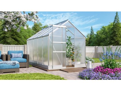 skleník VITAVIA APOLLO 6200 PC 6 mm stříbrný LG4406