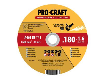 6877 keramicky rezny kotouc procraft ysd180x16 ysd180x16