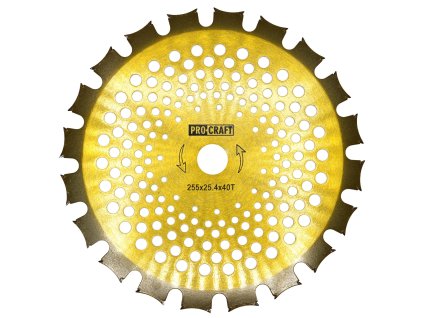 6982 nuz krovinorezu kotouc d255254 40t oboustranny gold procraft np 2g