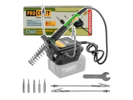 8598 aku pajeci stanice procraft cs60bb bez baterie a nabijecky cs60 bb