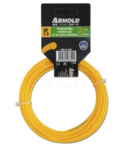ARNOLD (Stanley Black & Decker) Arnold AF 1.3 - vyžínací struna, 2,0 x 15 m, kulatá