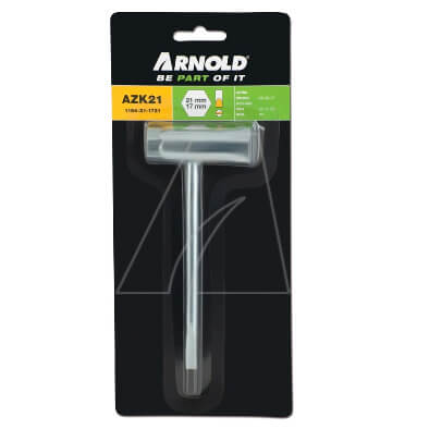 ARNOLD (Stanley Black & Decker) Arnold AZK 21 - klíč na svíčku (17 mm x 21 mm x 70 mm)