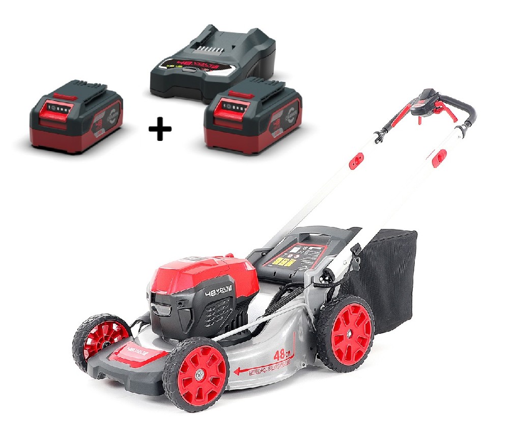 CRAMER 48LM48SPK4 SET akumulátorová sekačka (včetně nabíječky a 4,0 Ah akumulátoru)