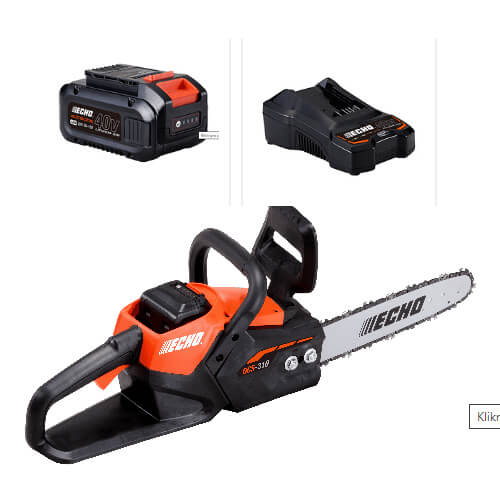 ECHO DCS-310 40V SET - akumulátorová řetězová pila (s 4,0 Ah akumulátorem a nabíječkou)