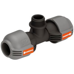 GARDENA Germany GARDENA T-kus 25 mm x vnější závit 3/4"