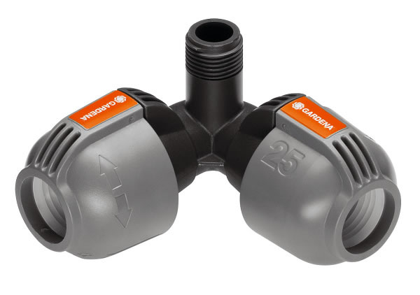 GARDENA Germany GARDENA rohová přípojka 25 mm x vnější závit 1/2"