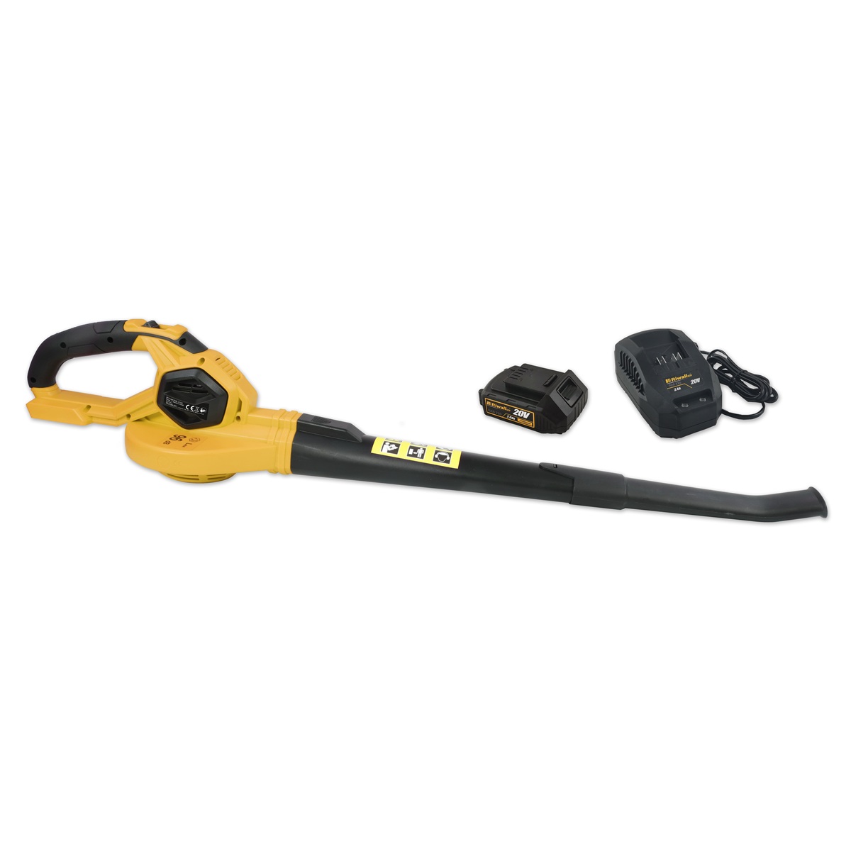Riwall PRO RABL 20 SET 20V - akumulátorový foukač (s 2Ah akumulátorem a nabíječkou)