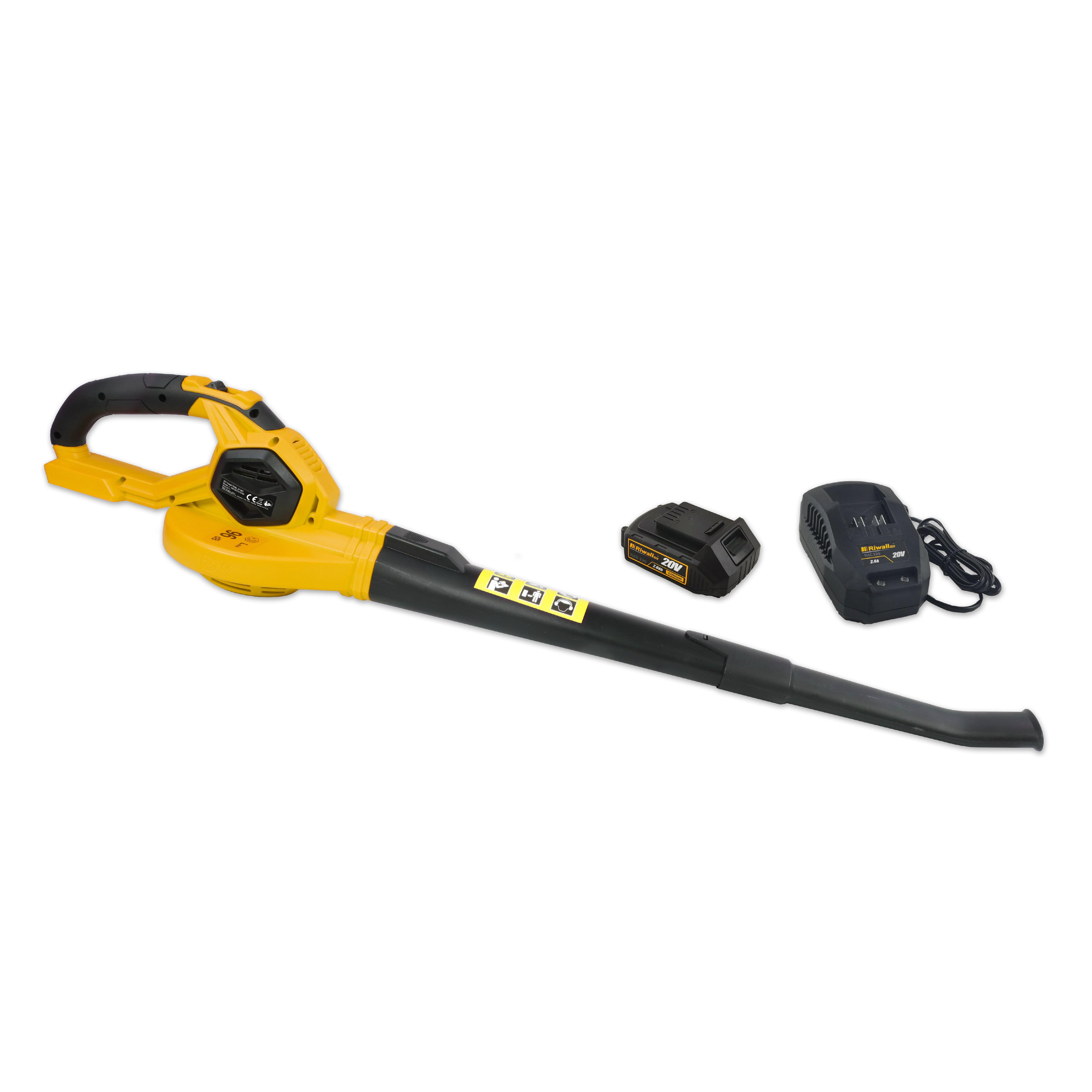 Riwall PRO RABL 20 SET 20V - akumulátorový foukač (s 2Ah akumulátorem a nabíječkou)