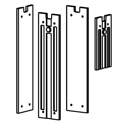 Scheppach - plastová vodítka (4 ks) pro HL 1200 / HL 1500