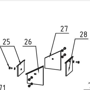 Scheppach - plastová vodítka horní  pro HL 800 / HL 850 / LV 80