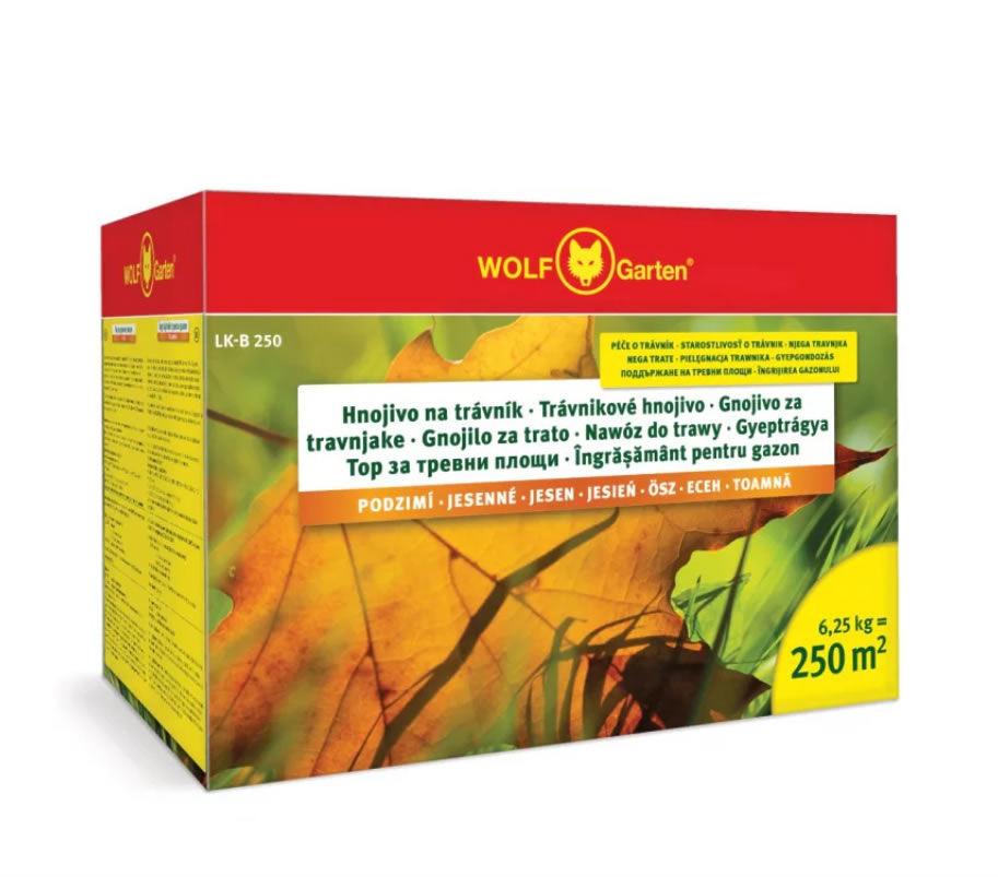 WOLF-Garten LK-B 250 - trávníkové hnojivo podzimní (250 m2)