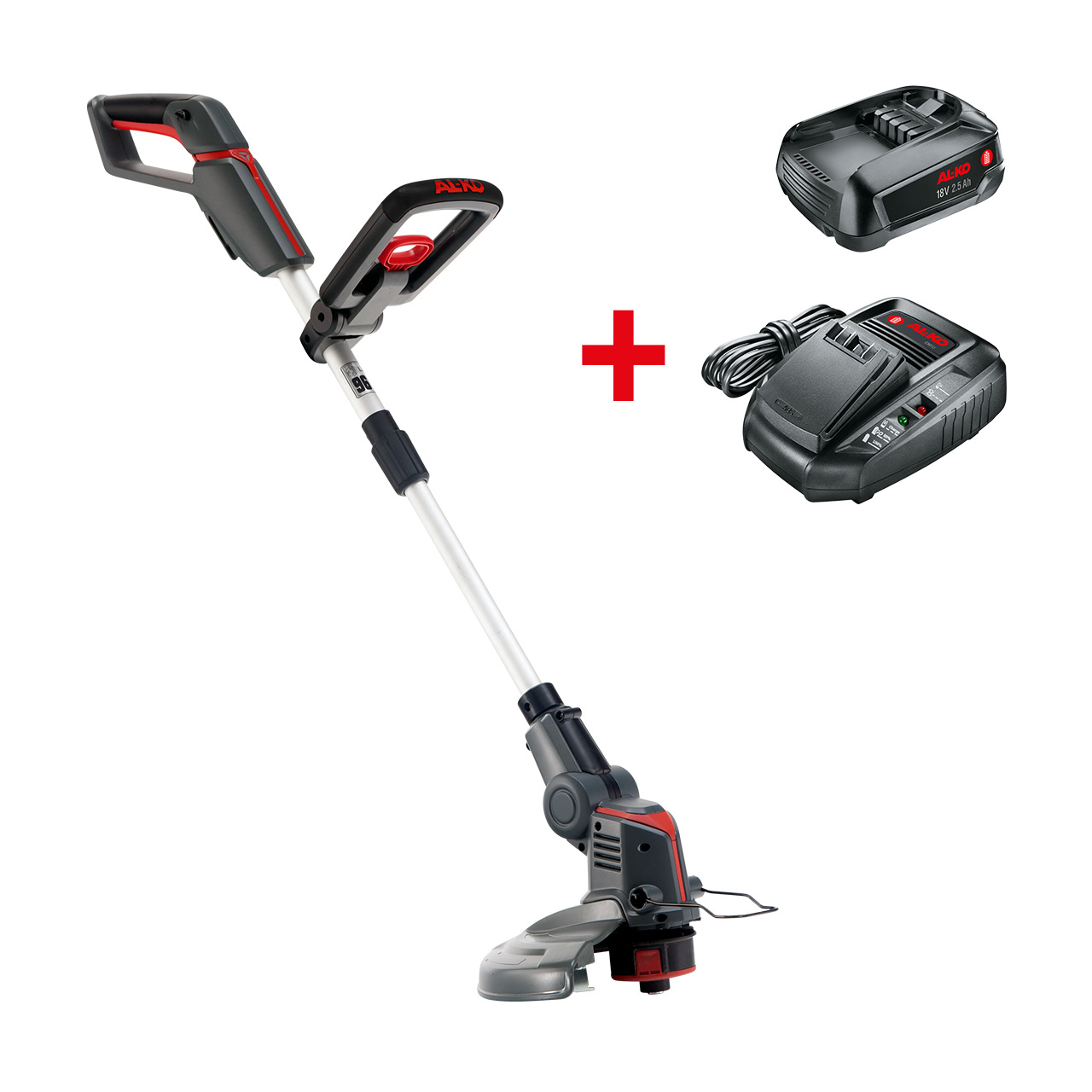AL-KO GT 1825 18V SET - akumulátorový vyžínač (s 2,5 Ah akumulátorem a nabíječkou)