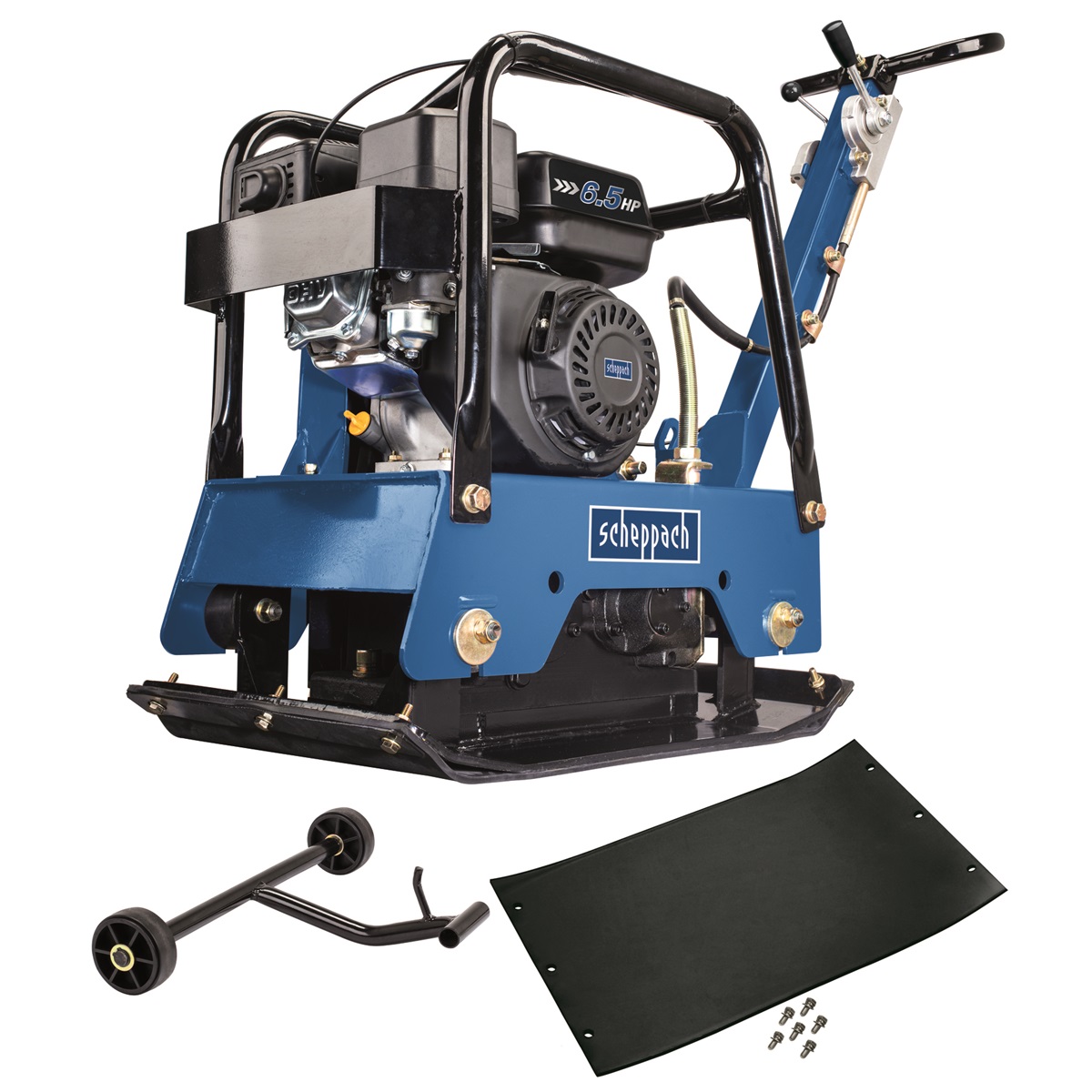 Scheppach HP 2500 S - obousměrná vibrační deska, 125 kg