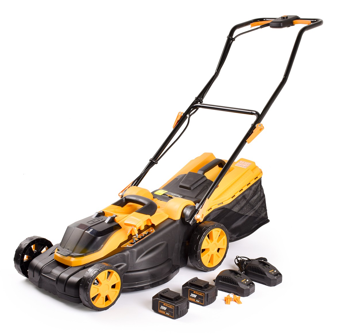 Riwall PRO RALM 3820 20V SET - akumulátorová (2x 4Ah akumulátor a 2x nabíječka)