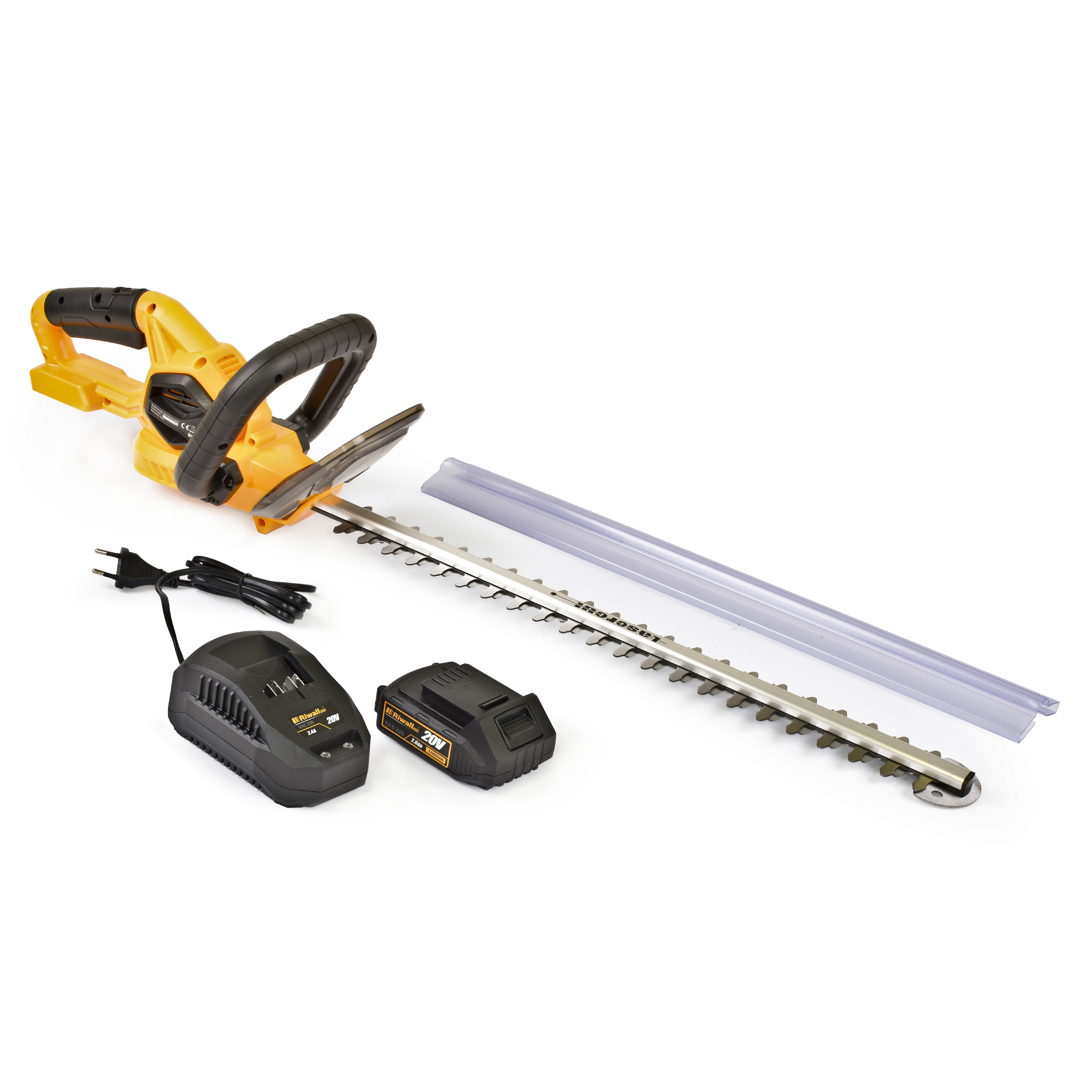 Riwall PRO RAHT 5220 20V SET - akumulátorový plotostřih (s 2 Ah akumulátorem a nabíječkou)