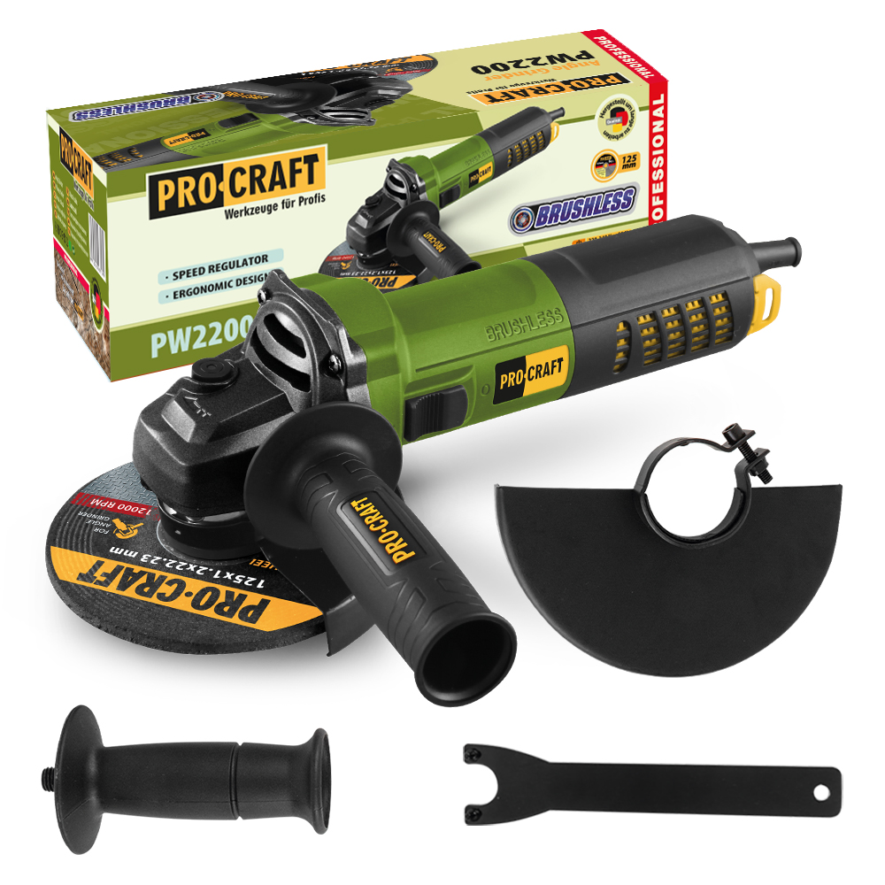 Procraft PW2200 - úhlová bruska