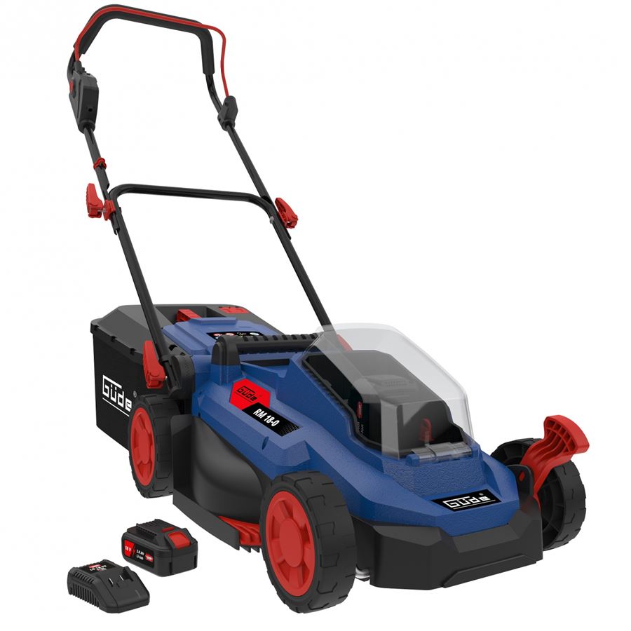 GüDE GMBH Güde RM 18-401-23 18V - akumulátorová sekačka (s 4,0 Ah akumulátorem a nebíječkou)