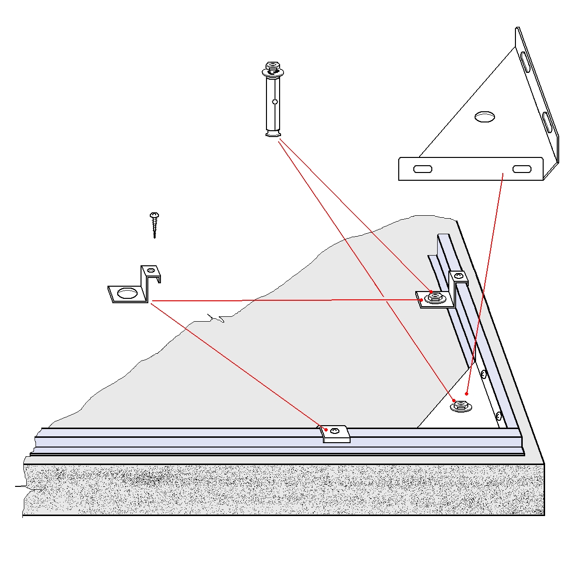 LANIT PLAST, s.r.o. kotvící sada AS01 do betonu LG395